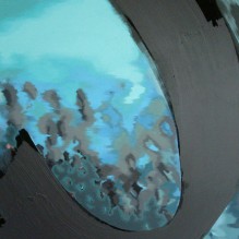 ALPHA WAVE, akryl na plátne, 200x150 cm, 2009